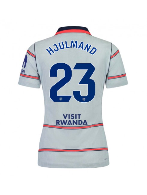Ženski Nogometna dresi replika Atletico Madrid Morten Hjulmand #23 Tretji 2026-27 Kratek rokav Ženski Nogometna dresi replika Atletico Madrid Morten Hjulmand #23 Tretji 2026-27 Kratek rokav